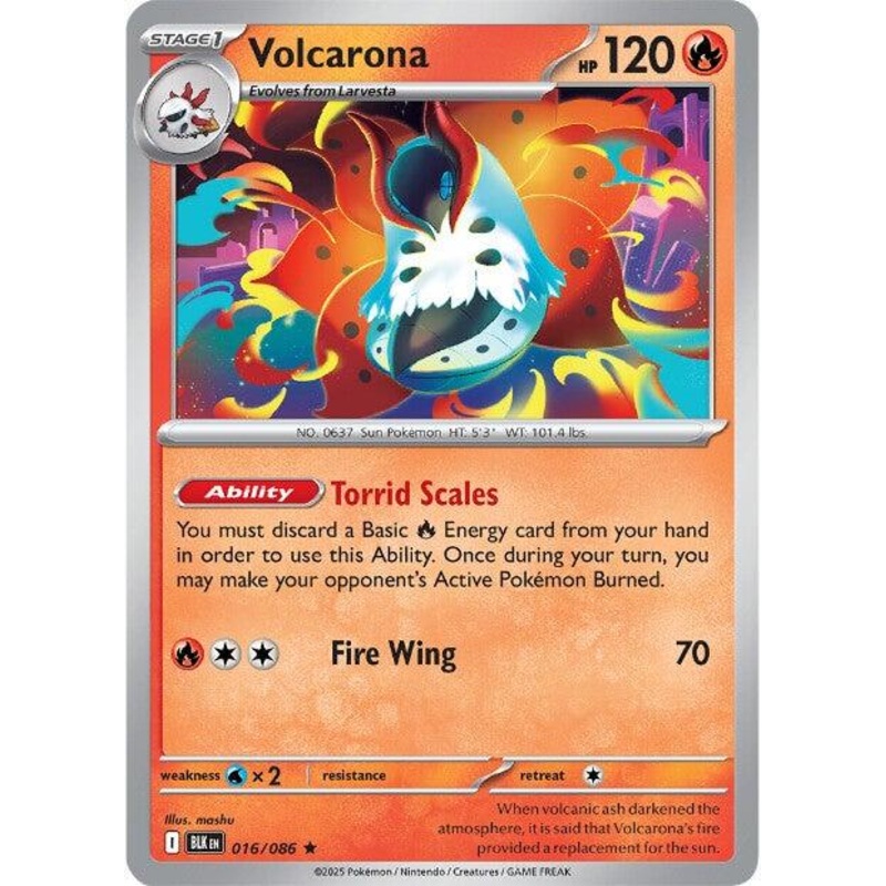 Volcarona (016/086) [Scarlet & Violet: Black Bolt]