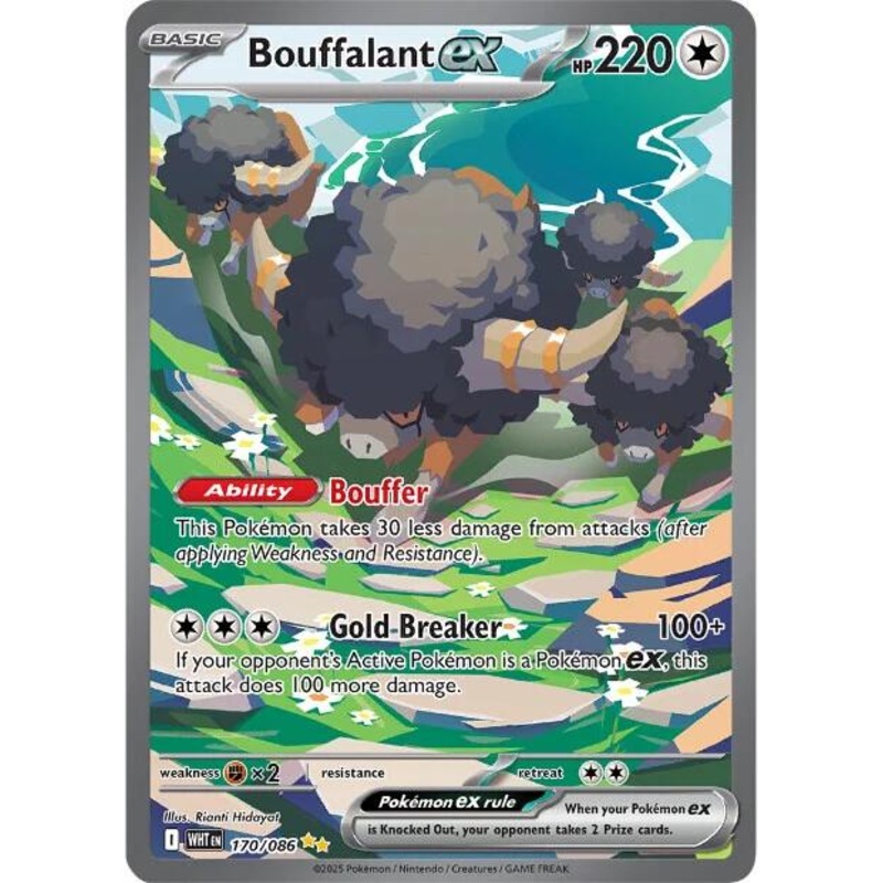 Bouffalant ex (170/086) [Scarlet & Violet: White Flare]