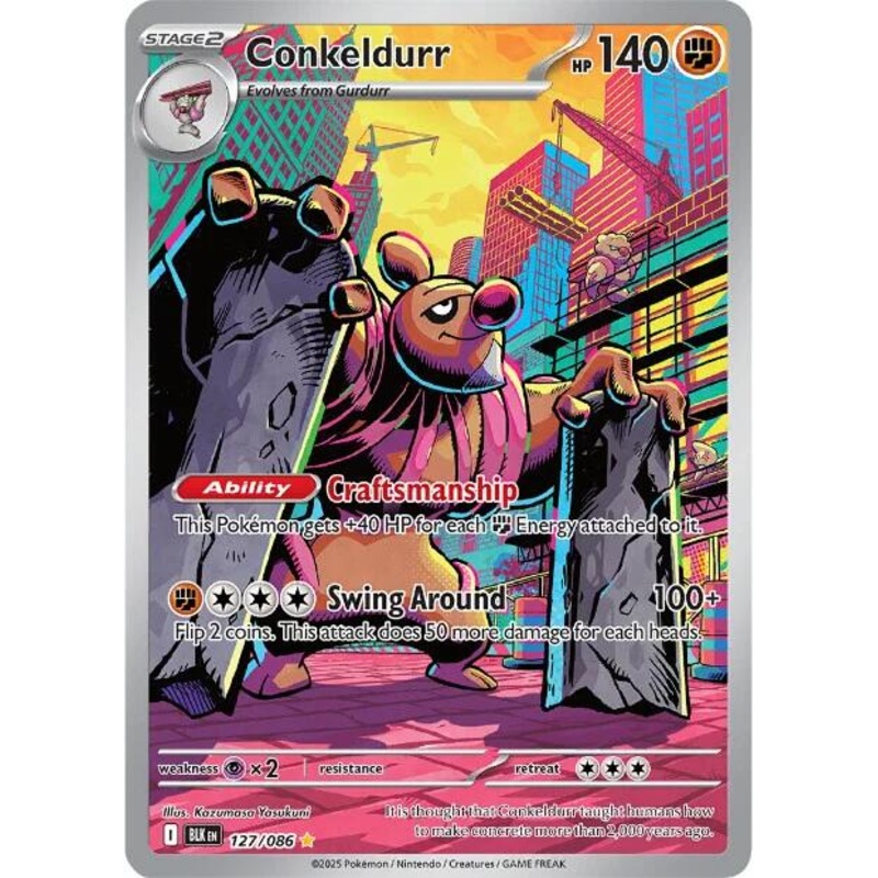 Conkeldurr (127/086) [Scarlet & Violet: Black Bolt]