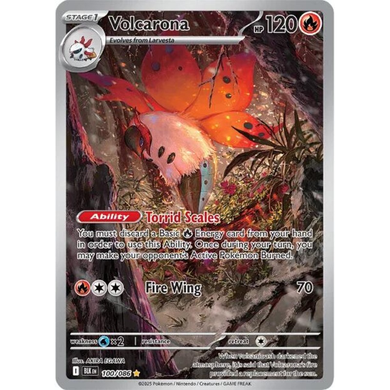 Volcarona (100/086) [Scarlet & Violet: Black Bolt]