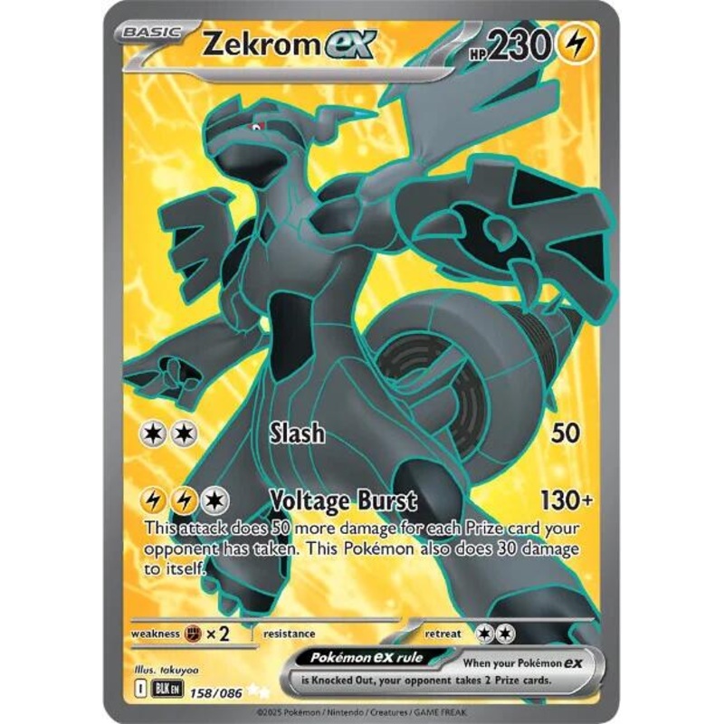 Zekrom ex (158/086) [Scarlet & Violet: Black Bolt]