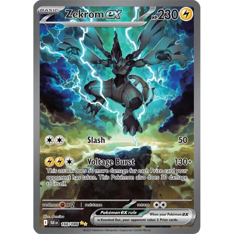Zekrom ex (166/086) [Scarlet & Violet: Black Bolt]
