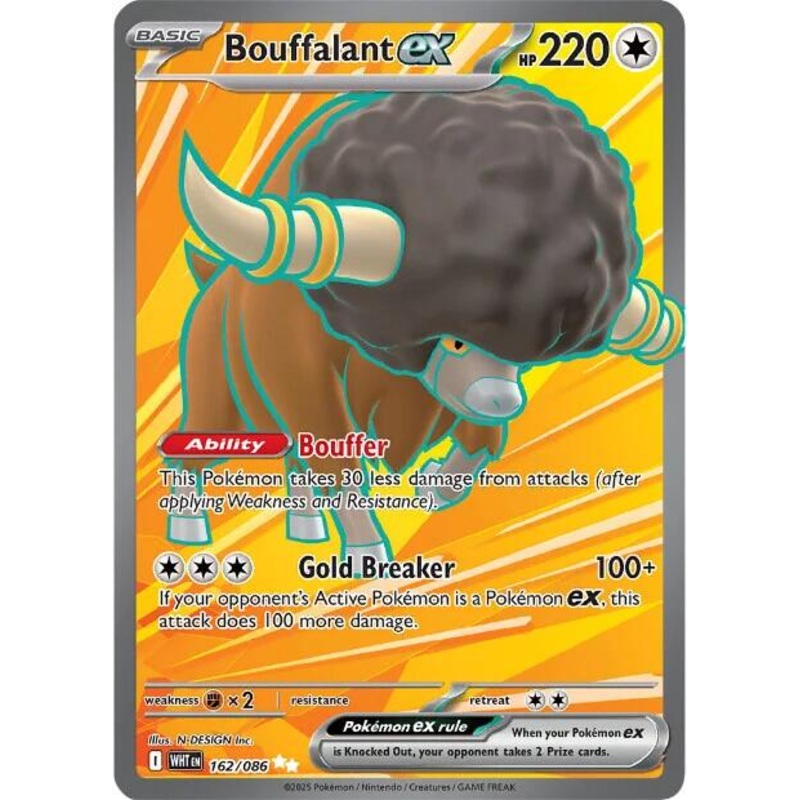 Bouffalant ex (162/086) [Scarlet & Violet: White Flare]