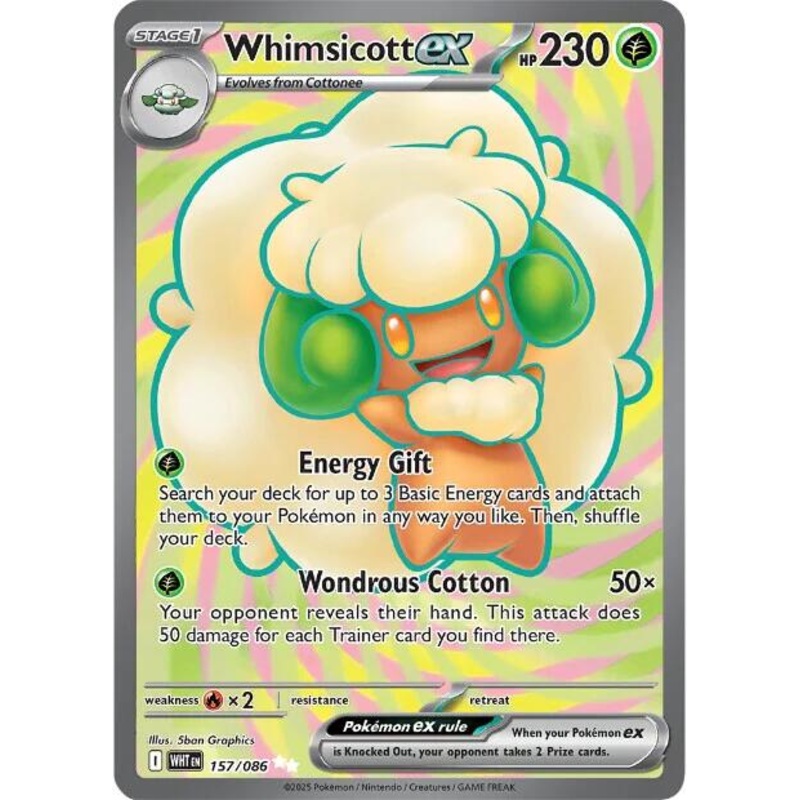 Whimsicott ex (157/086) [Scarlet & Violet: White Flare]