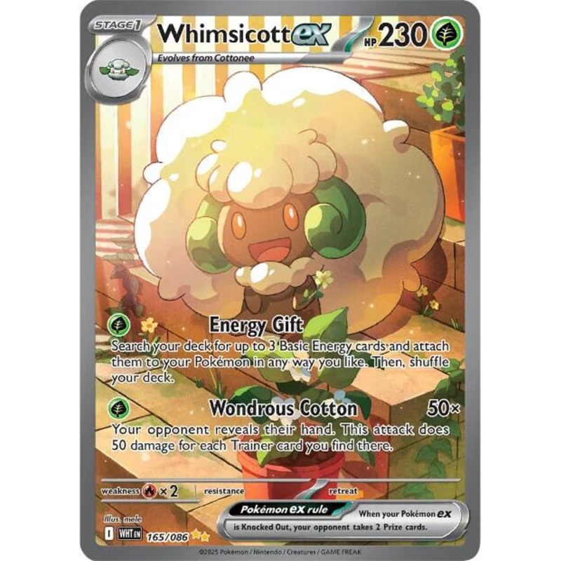 Whimsicott ex (165/086) [Scarlet & Violet: White Flare]