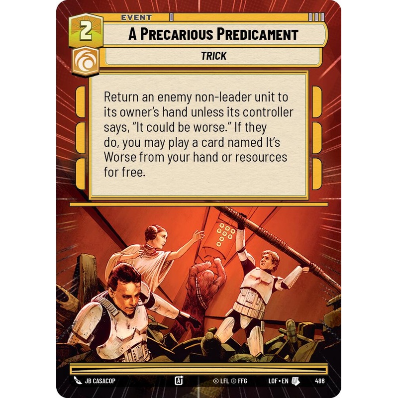 A Precarious Predicament (486) (Hyperspace) (486) [Legends of the Force]