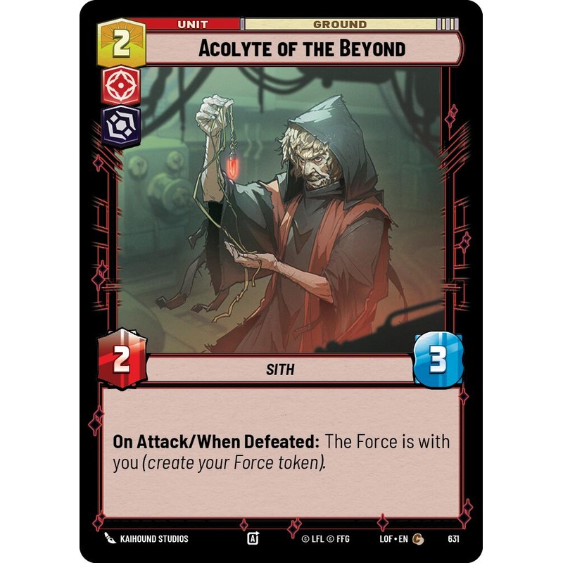 Acolyte of the Beyond (631) (Foil) (631) [Legends of the Force]