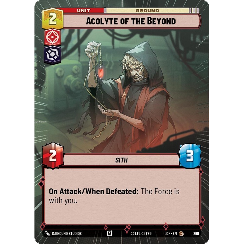 Acolyte of the Beyond (869) (Hyperspace Foil) (869) [Legends of the Force]