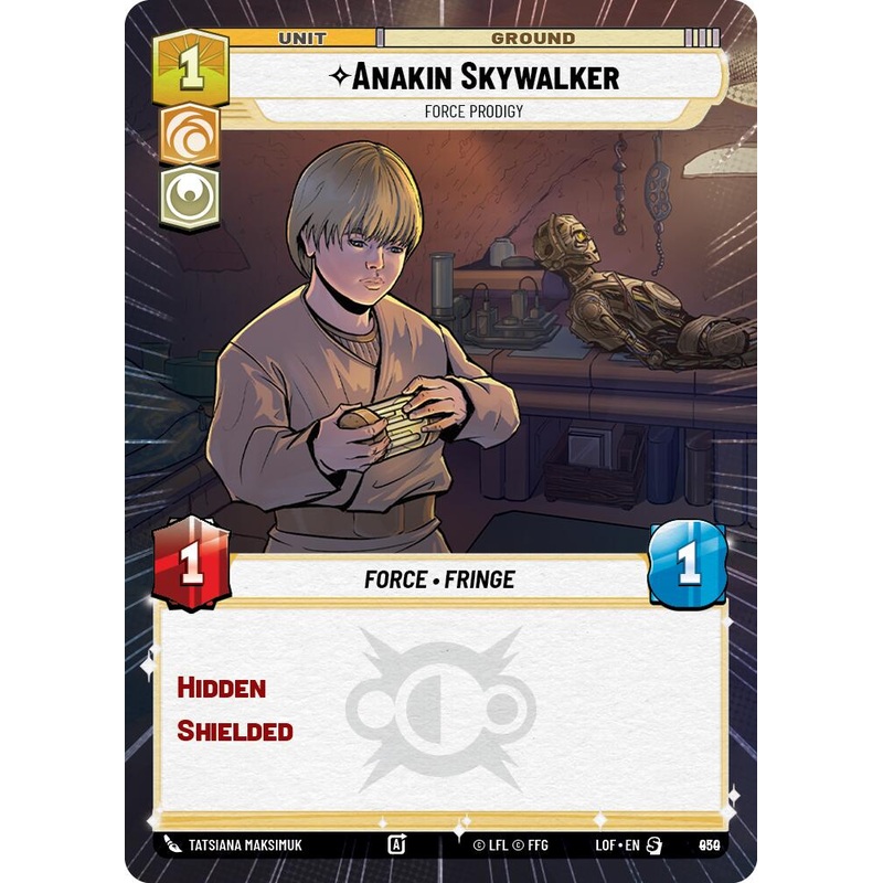 Anakin Skywalker – Force Prodigy (930) (Hyperspace Foil) (930) [Legends of the Force]