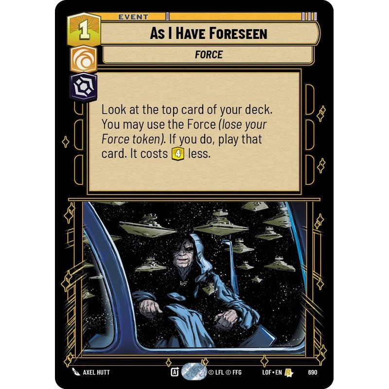 As I Have Foreseen (690) (Foil) (690) [Legends of the Force]