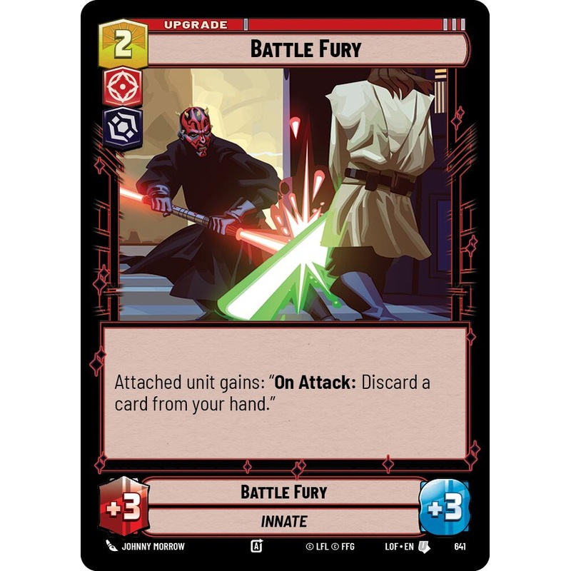 Battle Fury (641) (Foil) (641) [Legends of the Force]