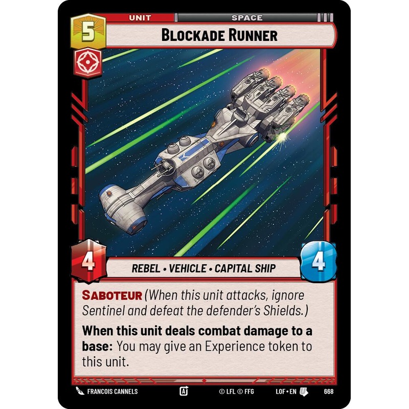 Blockade Runner (668) (Foil) (668) [Legends of the Force]