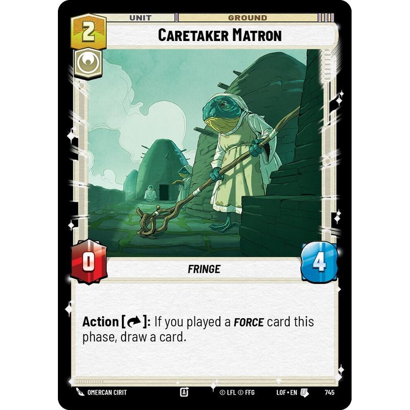 Caretaker Matron (745) (Foil) (745) [Legends of the Force]