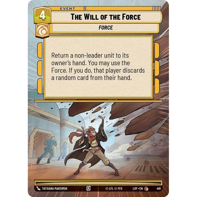 The Will of the Force (491) (Hyperspace) (491) [Legends of the Force]