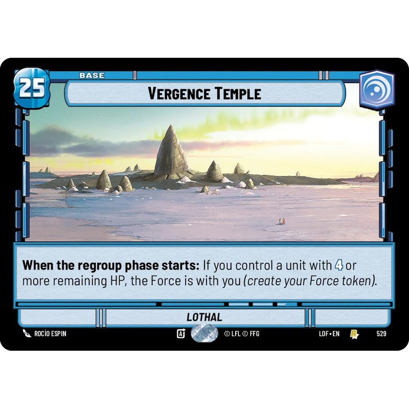 Vergence Temple (529) (Foil) (529) [Legends of the Force]