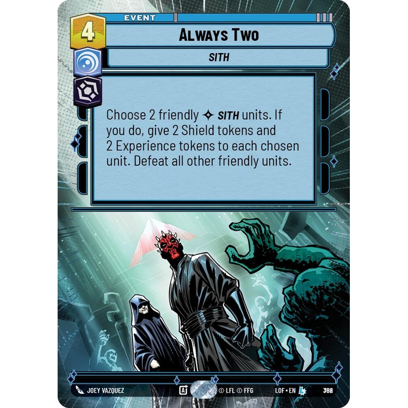 Always Two (782) (Hyperspace Foil) (782) [Legends of the Force]