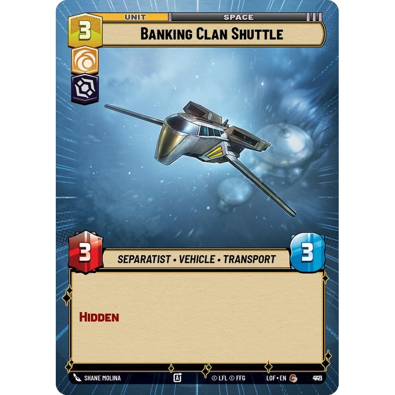 Banking Clan Shuttle (921) (Hyperspace Foil) (921) [Legends of the Force]
