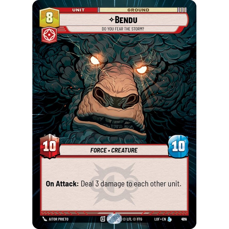 Bendu – Do You Fear the Storm? (910) (Hyperspace Foil) (910) [Legends of the Force]