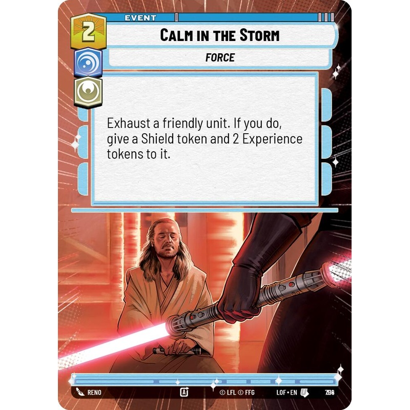 Calm in the Storm (794) (Hyperspace Foil) (794) [Legends of the Force]