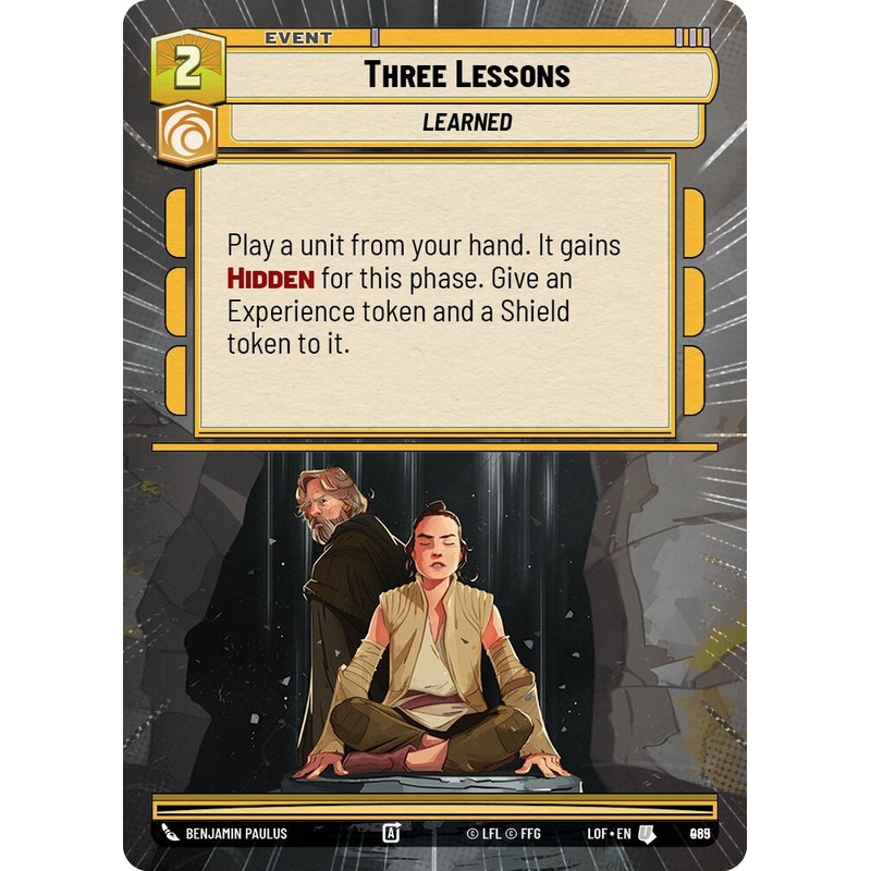 Three Lessons (965) (Hyperspace Foil) (965) [Legends of the Force]