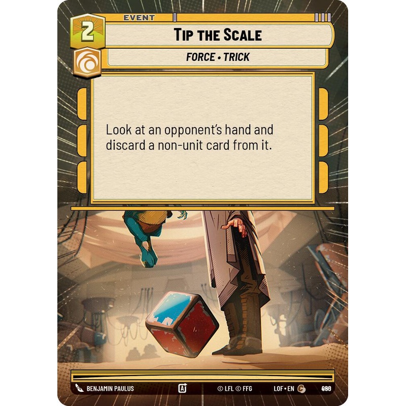Tip the Scale (966) (Hyperspace Foil) (966) [Legends of the Force]