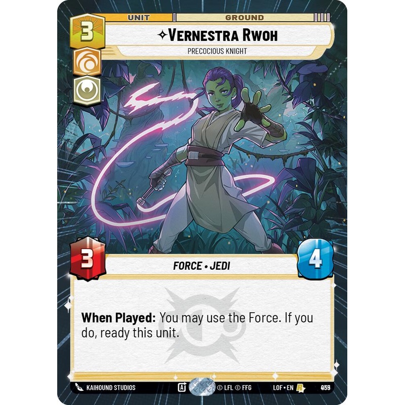 Vernestra Rwoh – Precocious Knight (935) (Hyperspace Foil) (935) [Legends of the Force]