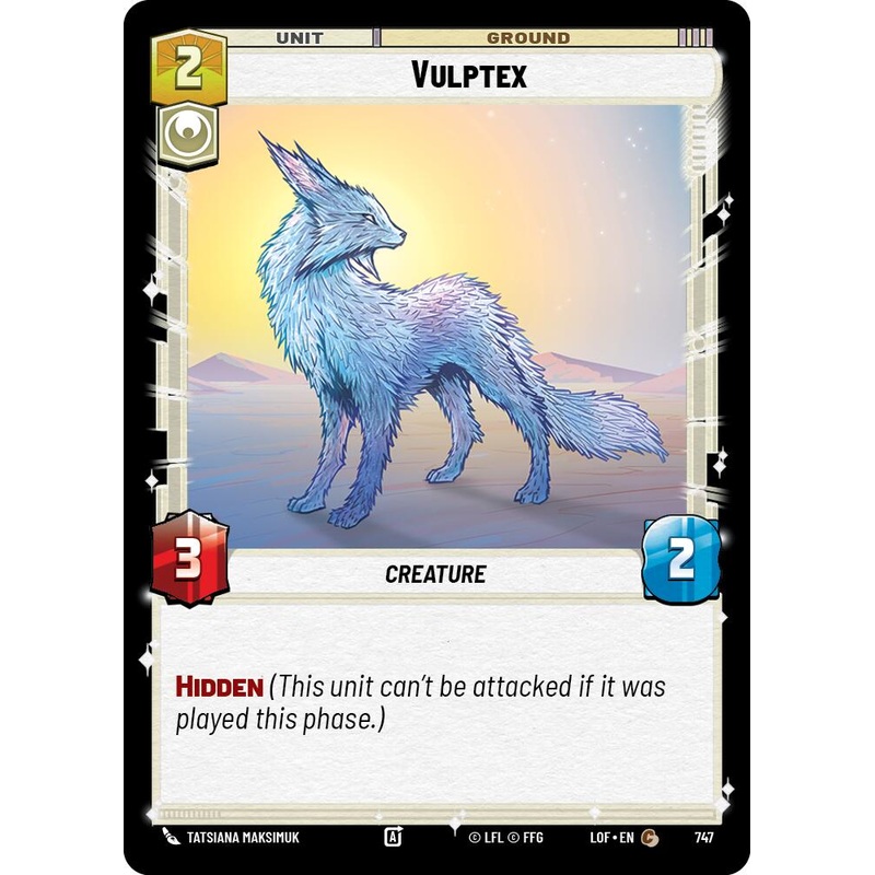 Vulptex (747) (Foil) (747) [Legends of the Force]