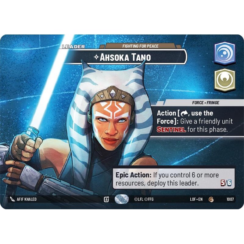 Ahsoka Tano – Fighting For Peace (1007) (Showcase) (1007) [Legends of the Force]