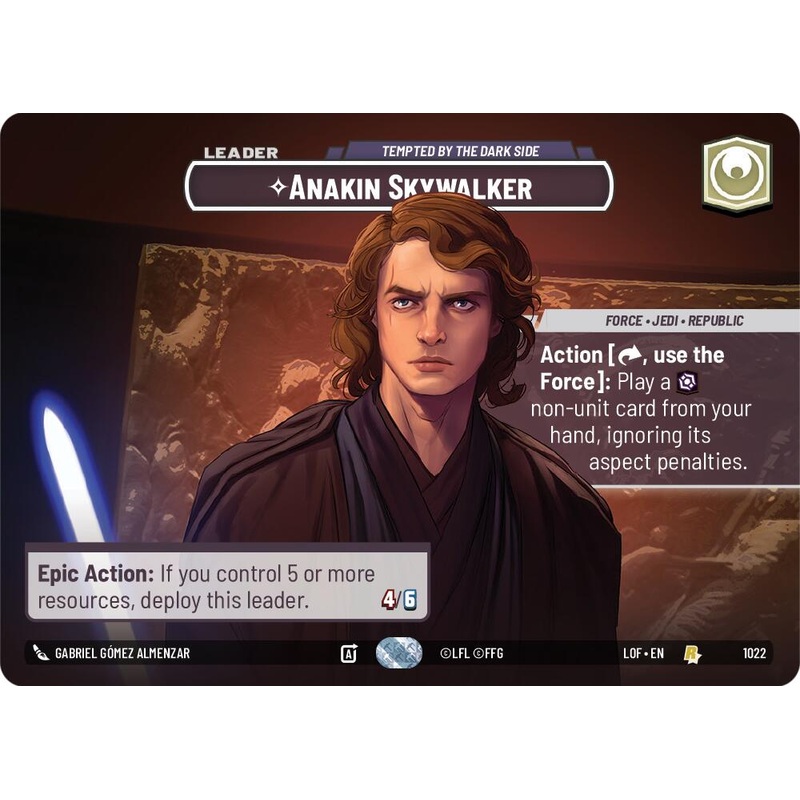 Anakin Skywalker – Tempted by the Dark Side (1022) (Showcase) (1022) [Legends of the Force]