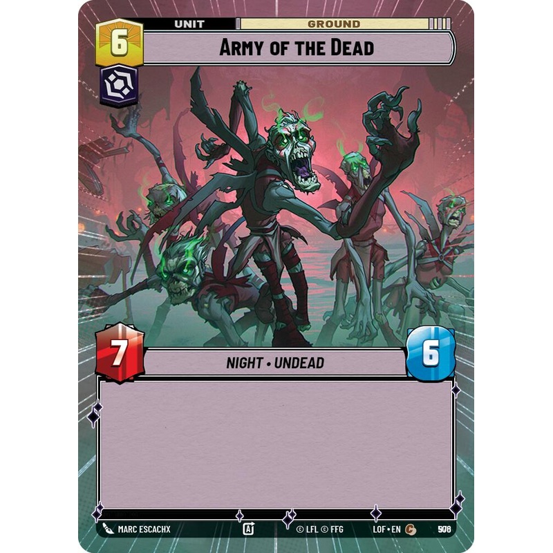 Army of the Dead (976) (Hyperspace Foil) (976) [Legends of the Force]