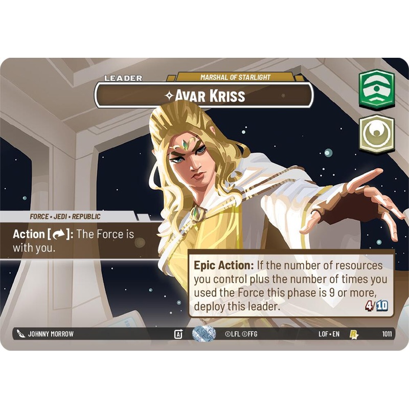 Avar Kriss – Marshal of Starlight (1011) (Showcase) (1011) [Legends of the Force]