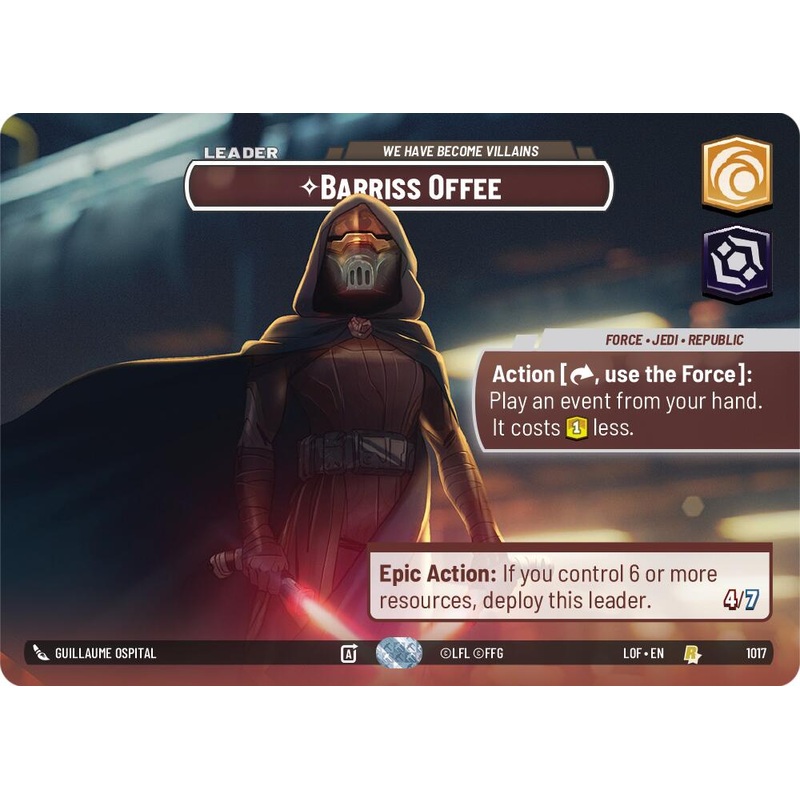 Barriss Offee – We Have Become Villains (1017) (Showcase) (1017) [Legends of the Force]