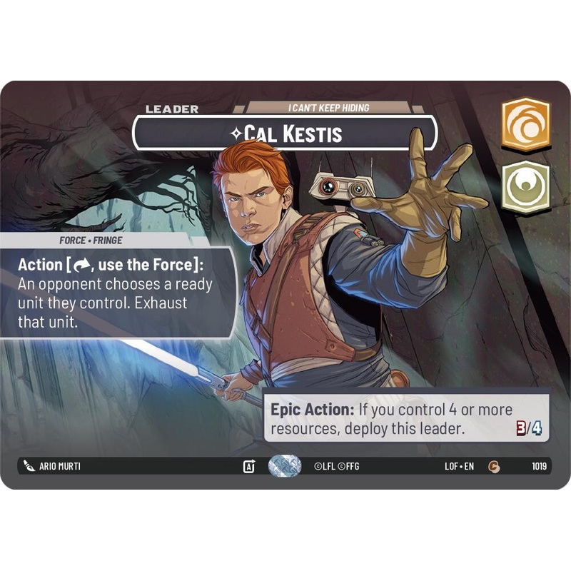Cal Kestis – I Can’t Keep Hiding (1019) (Showcase) (1019) [Legends of the Force]