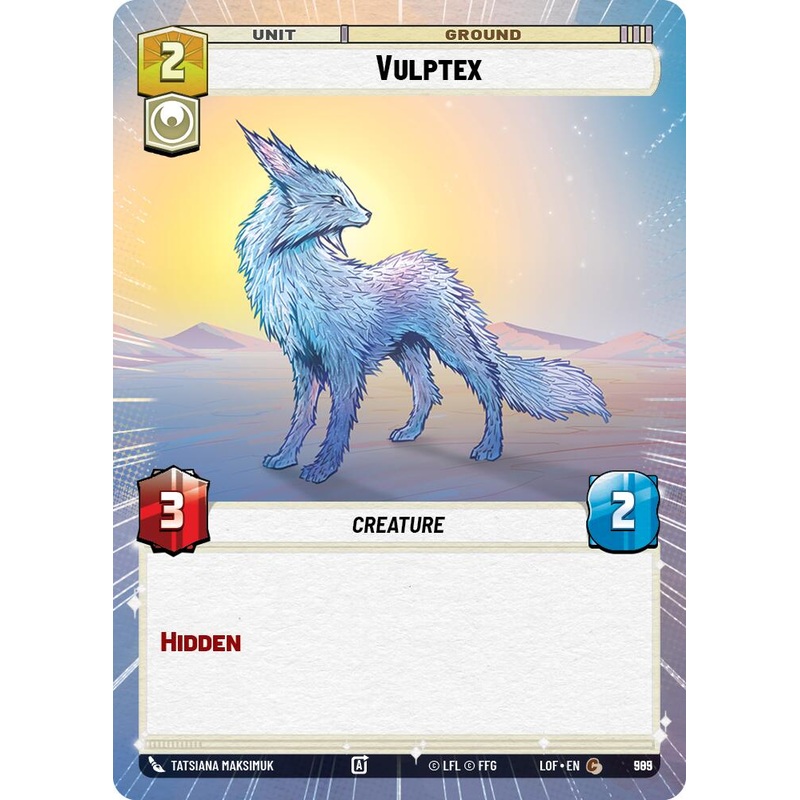 Vulptex (985) (Hyperspace Foil) (985) [Legends of the Force]