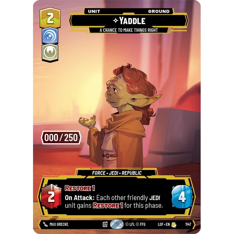 Yaddle – A Chance To Make Things Right (1147) (Serialized) (1147) [Legends of the Force]