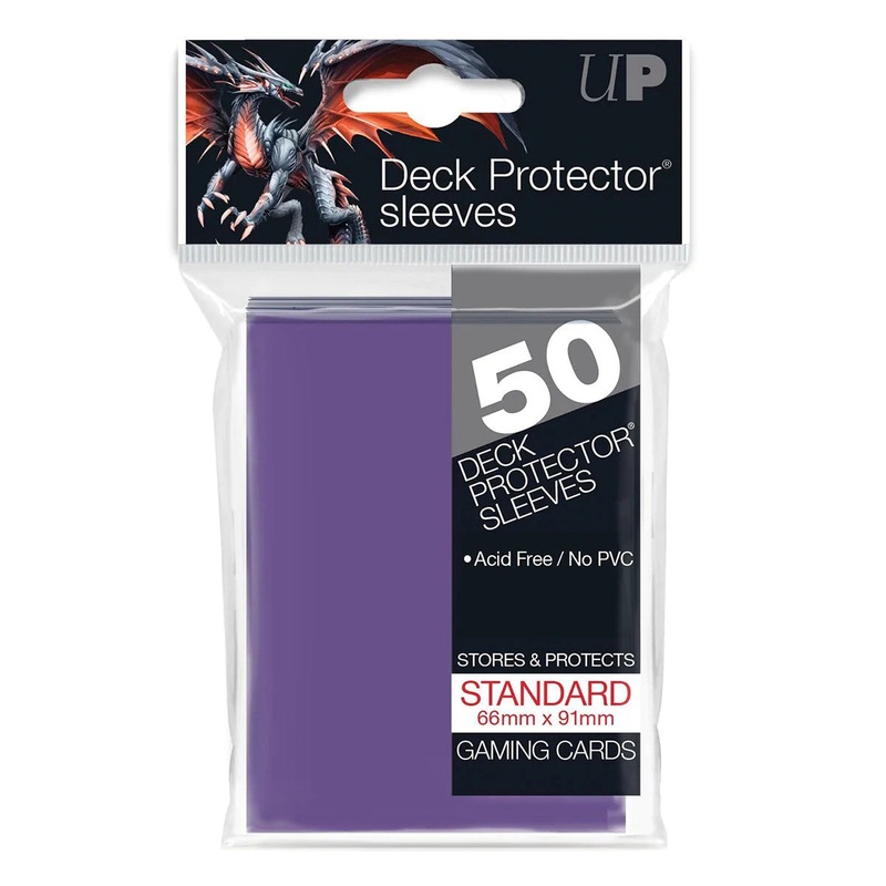 Ultra-Pro Standard Purple Sleeves – 66mm x 91mm (50)
