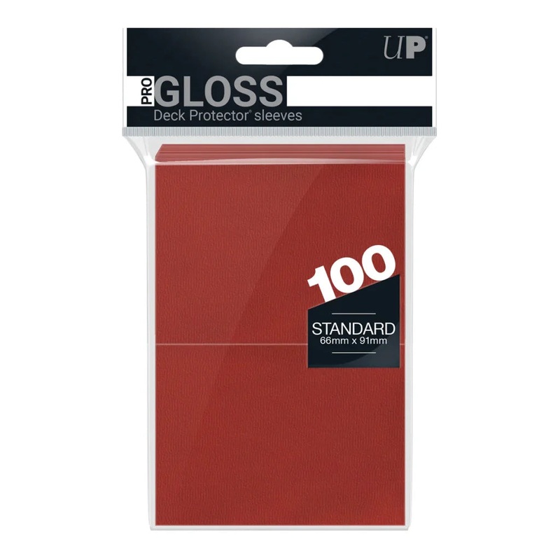 Ultra-Pro Standard Red Sleeves – 66mm x 91mm (100)