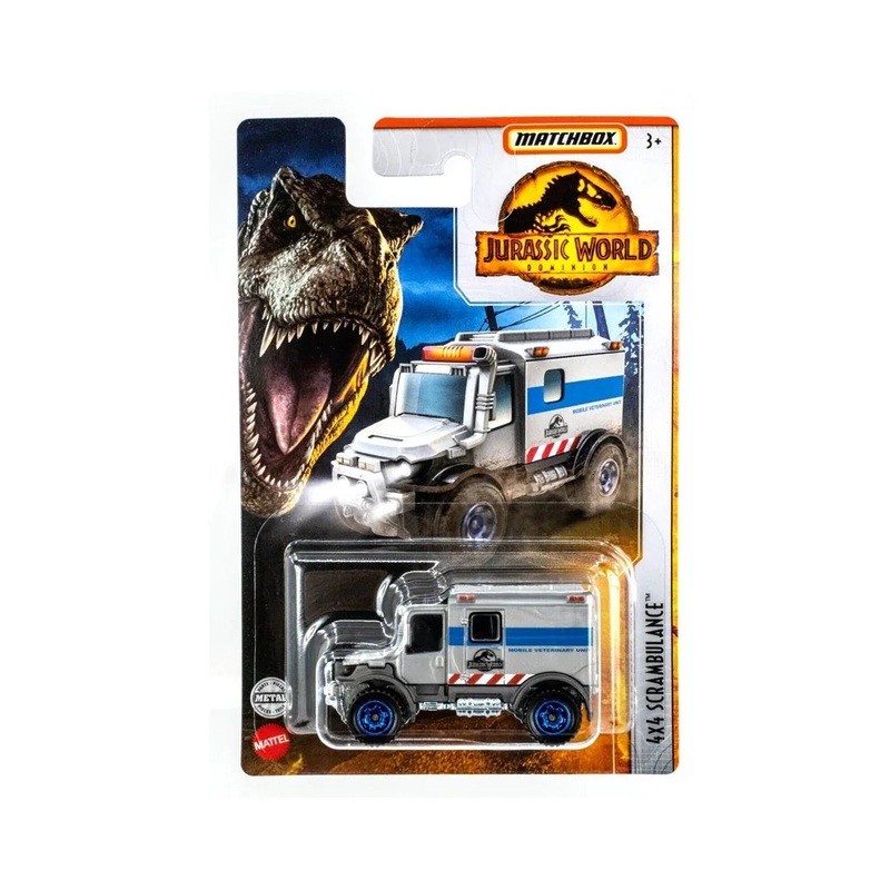 Matchbox Jurassic World Dominion 4×4 Scrambulance GREY