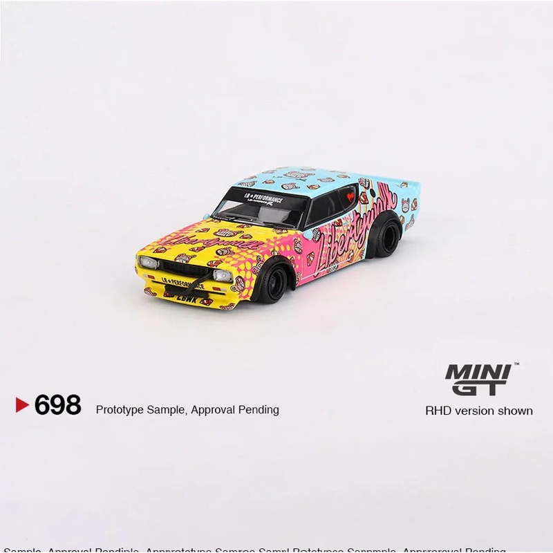 MINI GT 698 Nissan Skyline Kenmeri Liberty Walk LBWK KUMA Edition