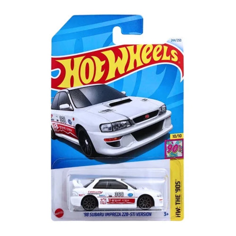 HOT WHEELS ’98 SUBARU IMPREZA 22B-STI VERSION VEHICLE Diecast Model -HTB12