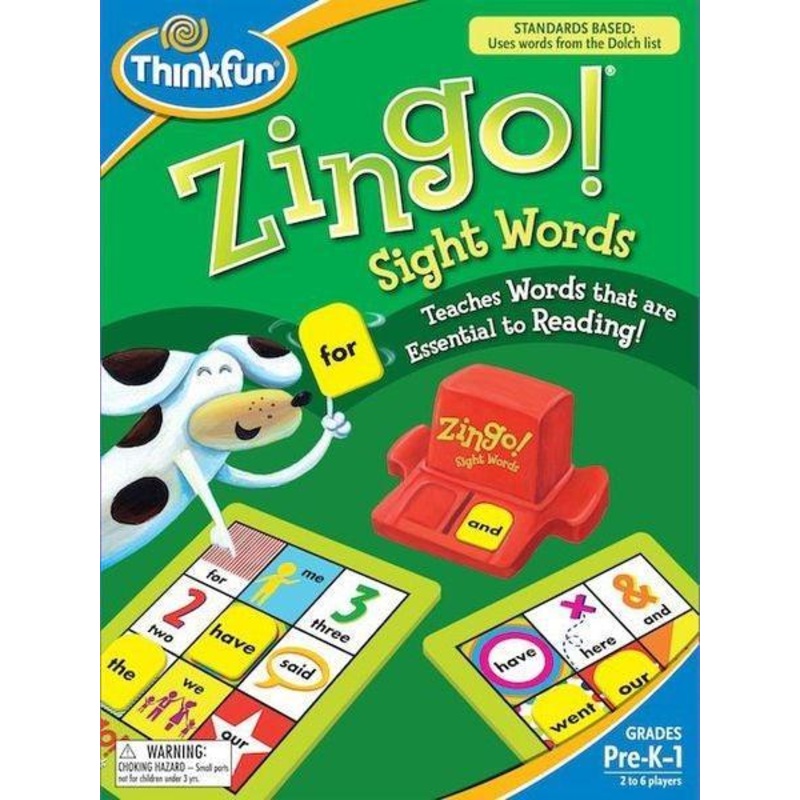 Zingo Sight Words