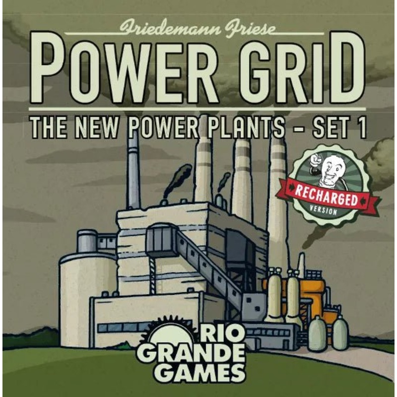 Power Grid Recharged: The New Power Plant Cards Set 1