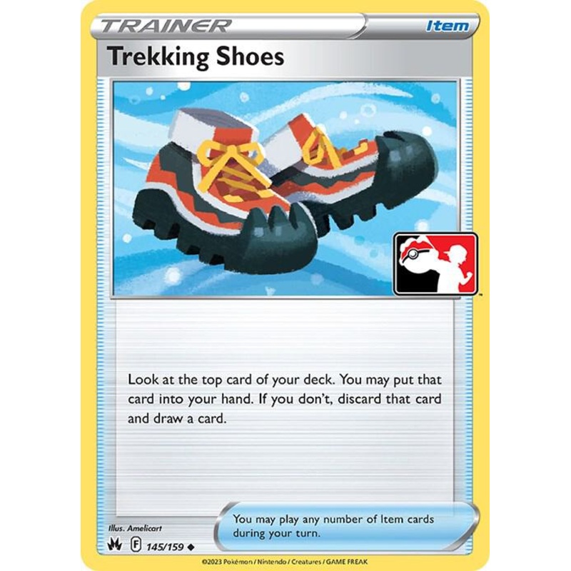 [COSMOS HOLO] Trekking Shoes – 145/159 – Pokemon Prize Pack Series 5 Promo