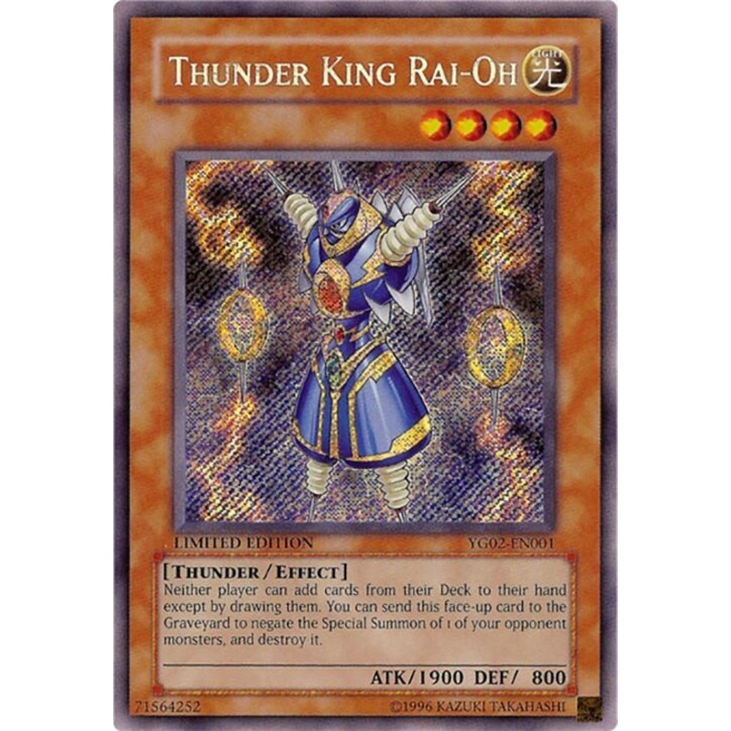 Thunder King Rai-Oh – YG02-EN001 – Limited Edition Secret Rare