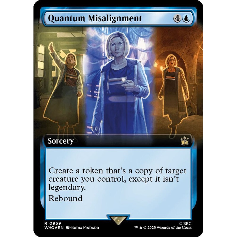 SURGE FOIL EXTENDED ART Quantum Misalignment – #959 – Rare Universes Beyond: Doctor Who