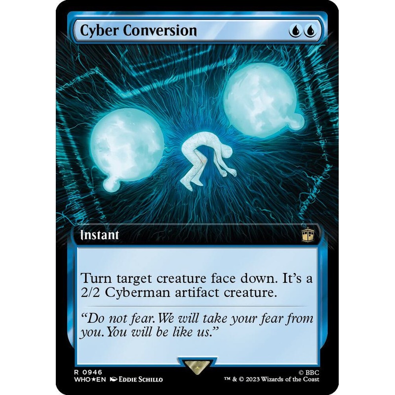 SURGE FOIL EXTENDED Cyber Conversion – #946 – Mythic Universes Beyond: Doctor Who