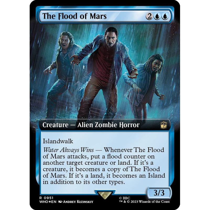 SURGE FOIL EXTENDED The Flood of Mars – #951 – Rare Universes Beyond: Doctor Who