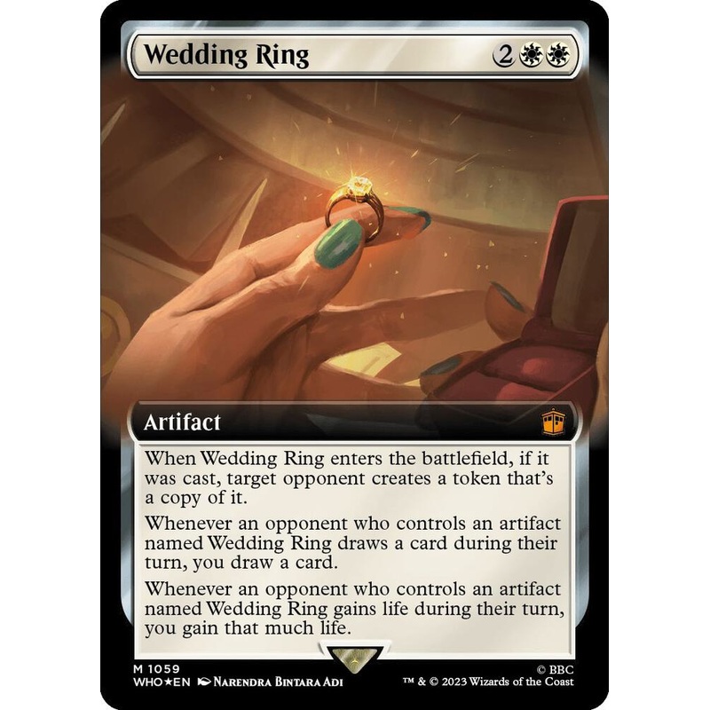 SURGE FOIL EXTENDED Wedding Ring – #1059 – Mythic Universes Beyond: Doctor Who