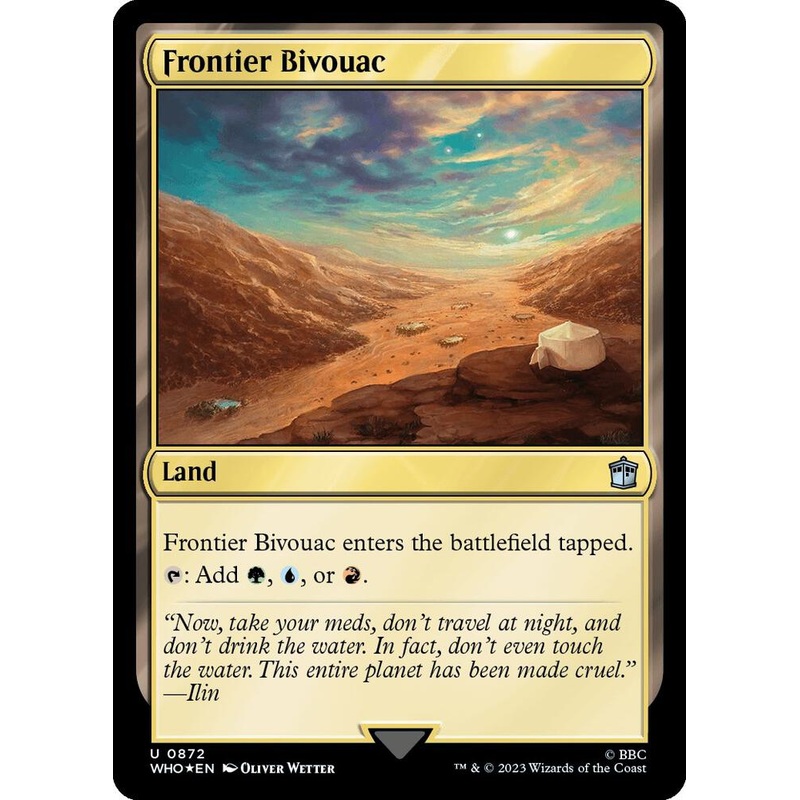 SURGE FOIL Frontier Bivouac – #872 – Uncommon Universes Beyond: Doctor Who