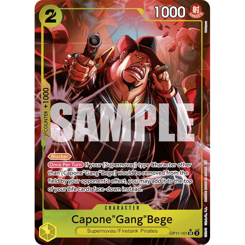 [ALTERNATE ART] CaponeGangBege (101) OP11-101 – SR OP-11 A Fist of Divine Speed